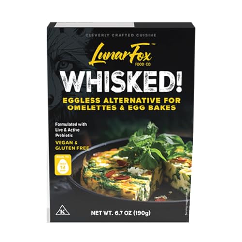Lunar Fox Eiersatz Vegan Glutenfrei - für Omeletts und Rührei - pflanzlicher Ei Ersatz - Whisked!