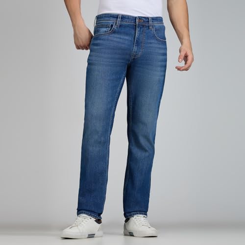 Image of Pepe Jeans Men's Jeans | Straight Fit | Mid Rise | Stretchable
