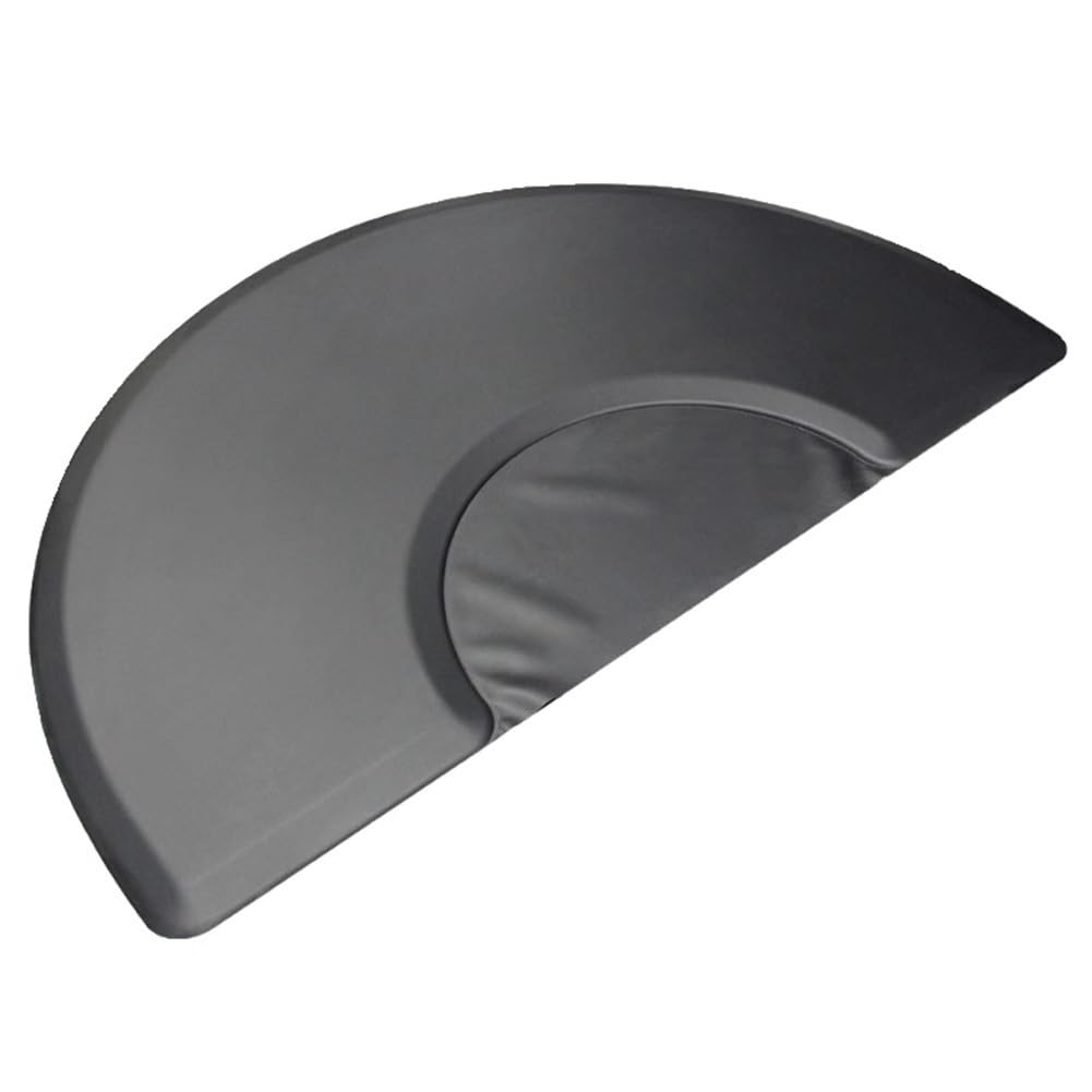 exproyzk Felpudo para peluqueria, Anti Fatiga Estera para Peluquería, Comfort Peluquería Beauty Floor Mats Bajo Styling Chair (Color : Semicircle, Tamaño : 156x93cm)