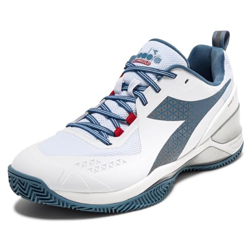 Diadora Mens Blushield Torneo 2 Clay Tennis Sneakers Shoes - Blue, White2