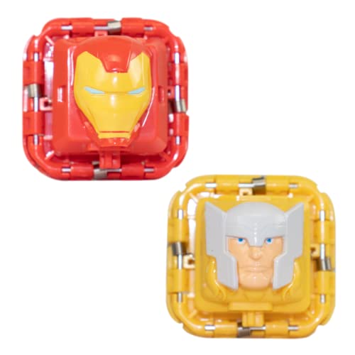 Battle Cubes 2er-Pack Avengers - Iron Man und Thor, Rock Paper, Scherenspiel