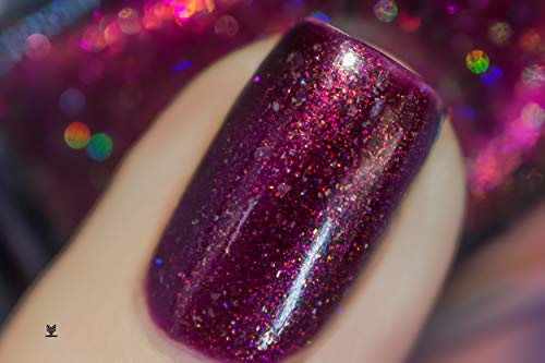 Image of ILNP Royalty - Deep Claret Holographic Nail Polish