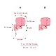 Dalber kinder Wandlampe, Kinderlampe Wandleuchte Hello Kitty, 73269, E27