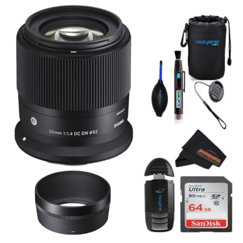 Image of Sigma 30mm f /1.4 DC DN Contemporary Lens (Canon RF Mount)... (Basic Bundle)