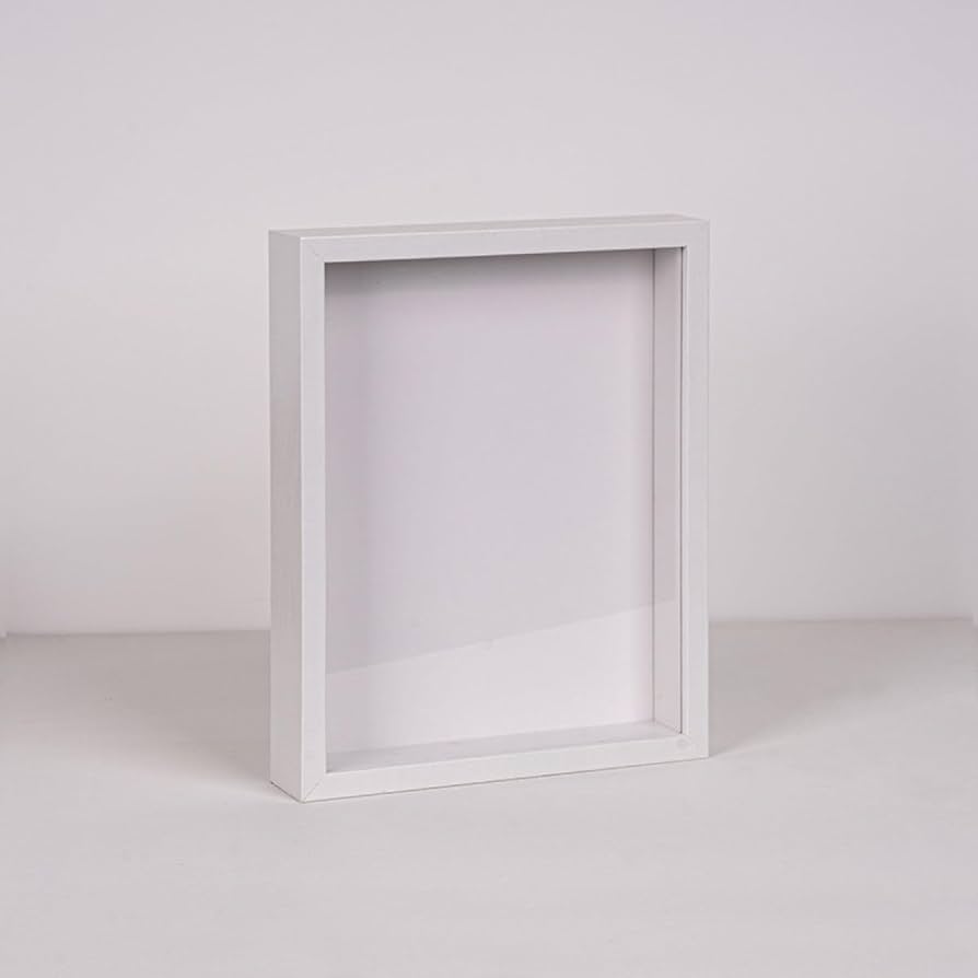 Amazon.co.jp: [LSDZW] 額縁 A4 木製 白い 立体額 アート