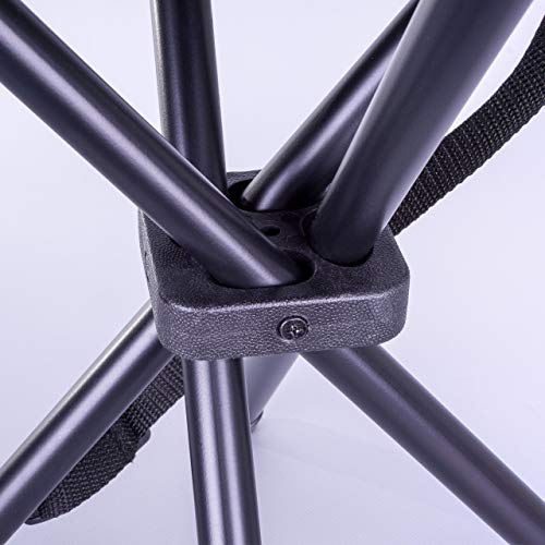 Nexos Trading 2er Set Camping-Stuhl faltbar klappbar Outdoor Hocker tragbar Trekking Klapphocker Stahl-Gestell Camping Hocker für Camping, Outdoor, Konzerte, Angeln, Wandern – Bild 5