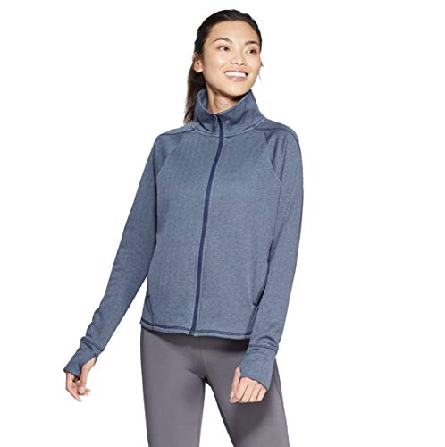 Champion C9 Women's Training Herringbone Fleece Full Zip Track Jacket - (Dark Blue, XSmall)