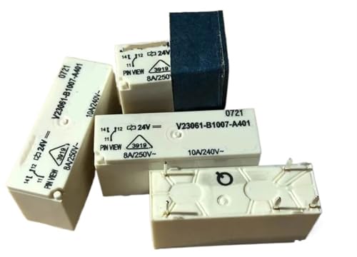 Relais 5 broches V23061-B1007-A401 composant électronique 118F-1C-9V tension 10A
