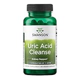 Swanson Uric Acid Cleanse - Natural Supplement Promoting Kidney Support - Features a Powerful Combination of 7 Herbs - (60 Veggie Capsules)