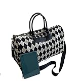 VOSMII Bolso Short-Haul Bag Ladies Large Capacity Handbag Lightweight Single-Shoulder Duffel Bag For Fitness Bag Storage