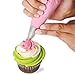 Wilton Cupcake Decorating Set, Piping Bags And Tips Set Steel Icing Tips With Plastic Decorating Bags, Piping Tips Set Icing Bags And Tips Set, 12-Piece