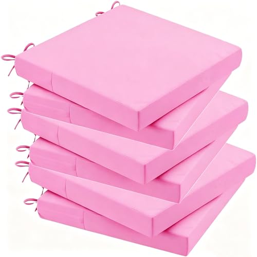 Coussin de chaise jardin imperméable 40x50 confortable lot de 6