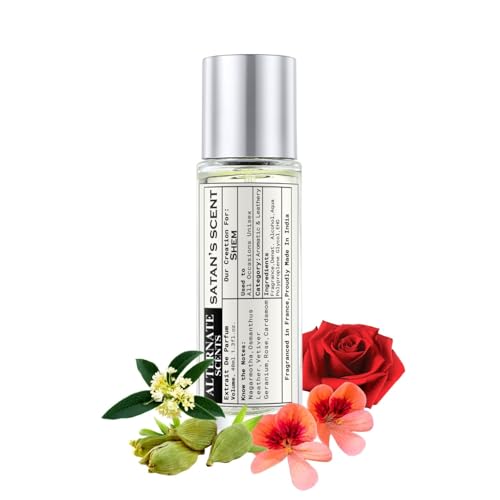 Image of Alternate Scents SATAN SCENT 40ml Long Lasting Perfume For Men &Women |Strong&Long Lasting with 30% Oil Concentration|Dark Smoky Spicy Oriental|Fragrance From France |Made In India|