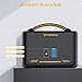 VTOMAN Jump 1500 Extra Battery, 1548Wh Large Capacity LiFePO4 Battery with BMS Protection for Camping, Home Backup, Suitable for VTOMAN Jump 1500X/Jump 1800 Portable Power Station Expand Capacity
