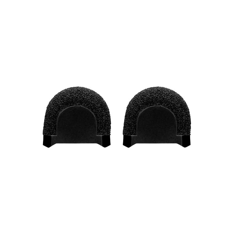 Shure MoveMic Accessory - Replacement Windscreens, Black, Pair (AMV-LAV-WS/B)
