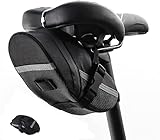 UQMIQURA Fahrrad Satteltasche, Fahrradtasche Rahmentasche wasserdichte Mountainbike Bag Oberrohrtasche Aero Wedge Pack, Fahrradsitz Tasche für Mountainbikes, Fahrräder, und Rennräder