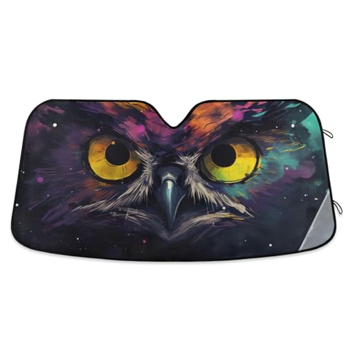 Couverture pare-brise avant hibou pour garder votre SUV au frais en été
