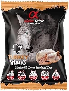 Alpha Spirit Snack Chien Saveur 24 unités x 50 g (Pavo)