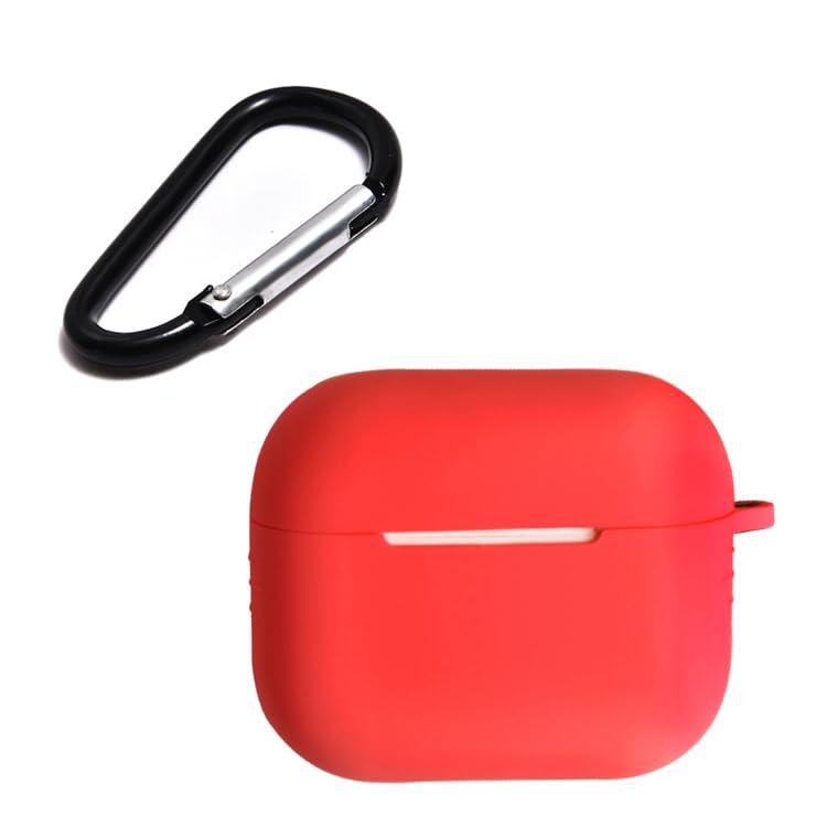Photo 1 of 6 PACK Soft Silicone Protective Case Cover with Keychain for Apple Airpods 3 (Red)
