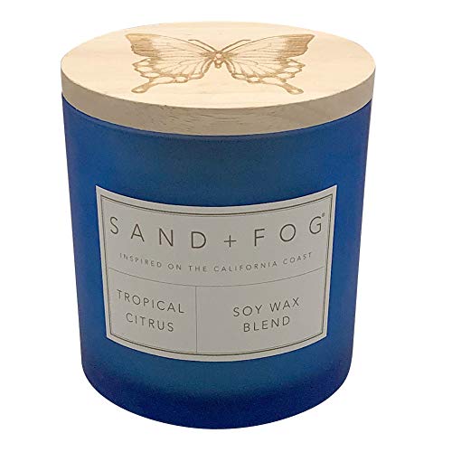 Sand + Fog Scented Candles | Tropical Citrus | Soy Blend | Lead-Free Wicks | 25 oz…