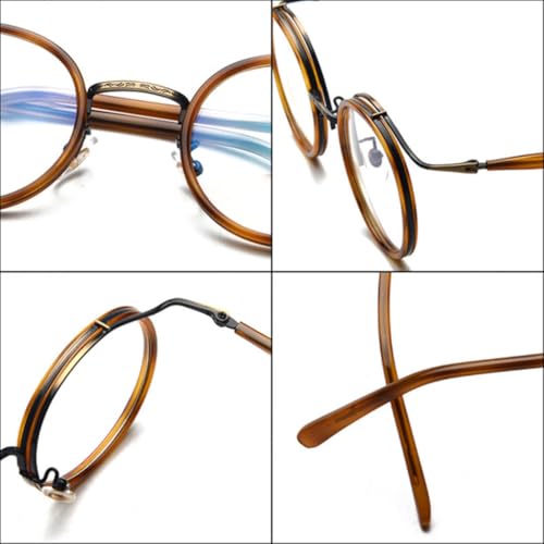 Monture de lunettes rondes rétro pour souligner votre regard avec originalité