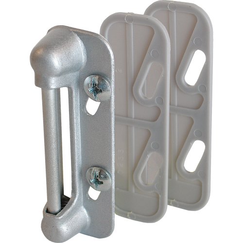 Image of Prime-Line K 5003 Aluminum, Spring-Loaded Screen Door Strike Plate (Single Pack)
