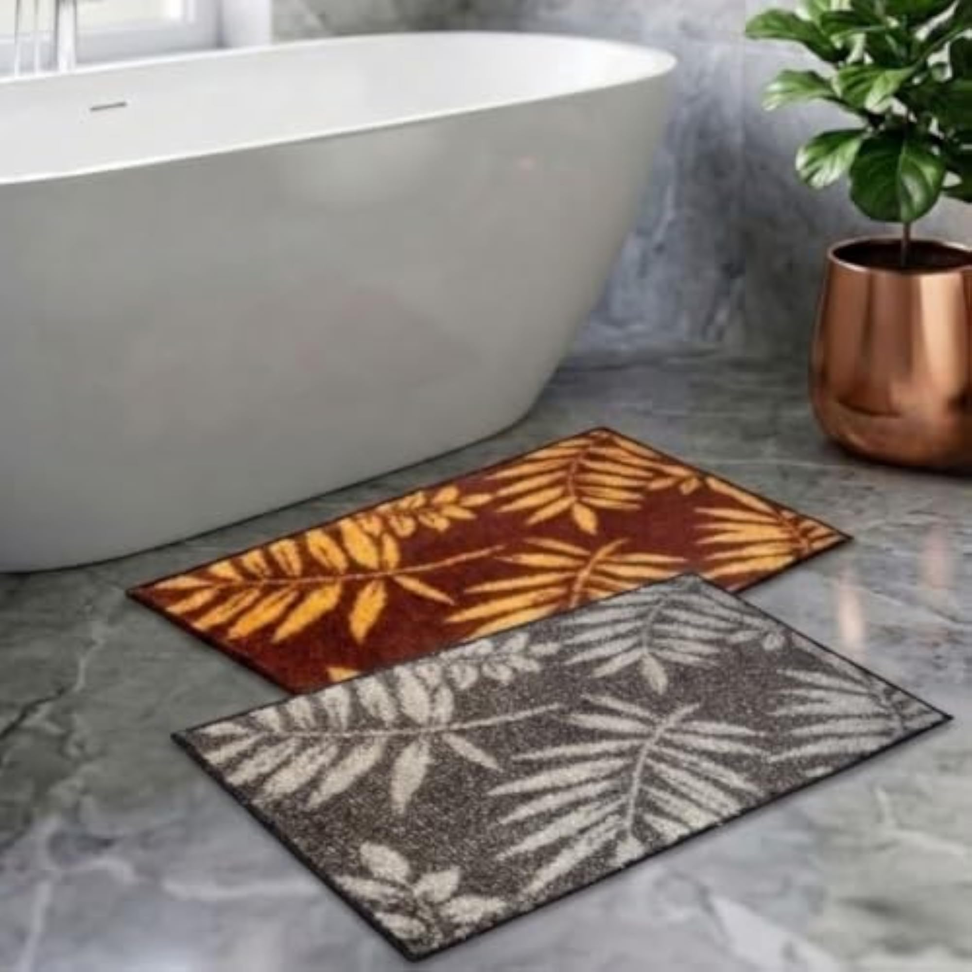 Designer Soft Anti Slip Bath Mat 38x58 cm