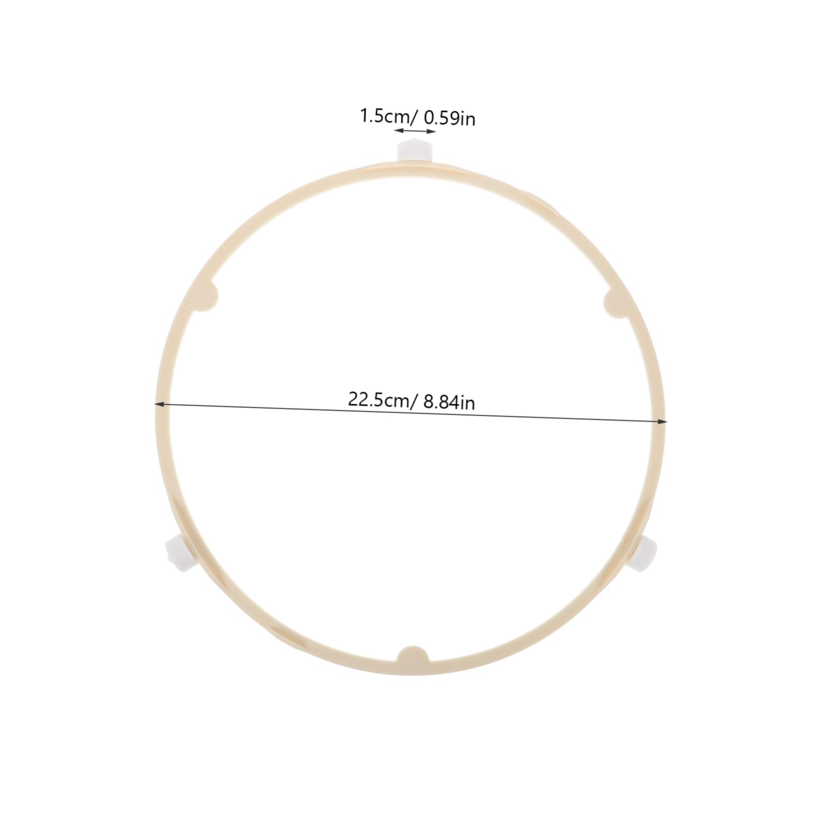 SOLUSTRE Microwave Roller for Glass Turntable Plate Pf Material Replacement Support Accessory Efficient Rotating Design for Smooth Functionality Compatible Standard Microwaves