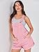 ANRABESS Overalls for Women Denim Shorts Overalls 2025 Summer Casual Loose Fit Adjustable Rompers Jean jumpsuit Bib Shortalls Pink Large
