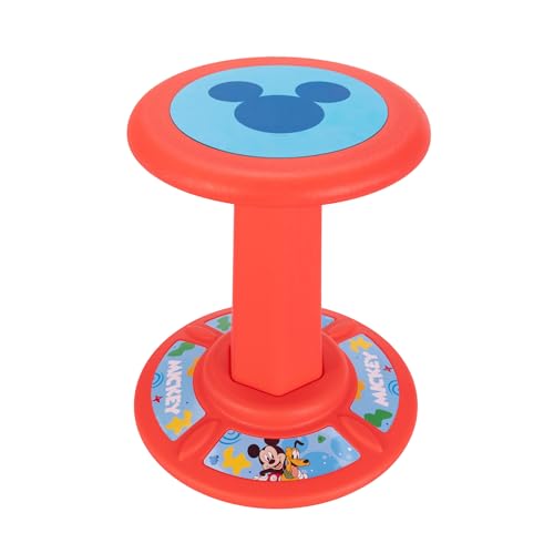 Image of JAKKS Pacific Kid's Mickey Mouse Wiggle Stool Wobble Stools for Seating - Active Learning Stool for Kids, Sitting Balance Chair, Kids Stand Up Stool, Seating Wobble Chair
