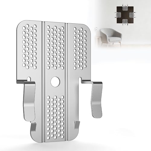 HEIWUKONG 20 Pack Drywall Repair Clips Drywall Clips Repair with 40 Screws Fits 1/2 and 5/8 Panels Stainless Steel Drywall Fastener Repair Clips Kit for DIY Damaged Walls Repairing