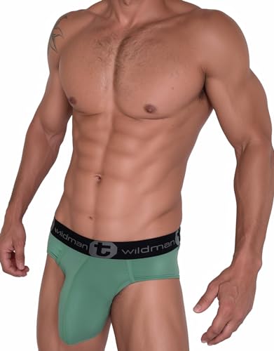 Wildmant Cotton Monster Cock Brief Green2