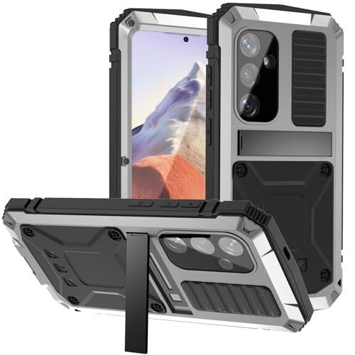 Coque Samsung S25 blindée 3 couches aluminium protection écran intégrée anti-rayures