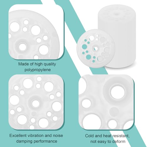 Bmliingchau 120 Stück Dämmstoffteller pp Unterlegscheiben Dämmstoffscheibe Dämmstoffteller für Holzfaserplatten-Isolierung Thermoplatte Feste Beilagscheiben zur Fixierung und Unterstützung