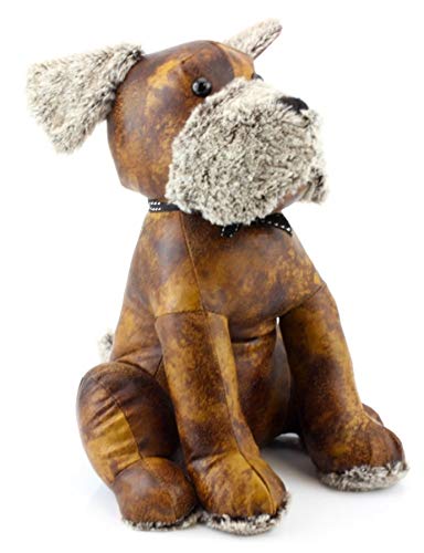 Lesser & Pavey Door Stops Faux Leather Dog Doorstop for Home & Office | Stylish Wedges & Stoppers for Bedroom & Living Room | Reliable and Decorative Door Stops for Indoors & Outdoors Floors