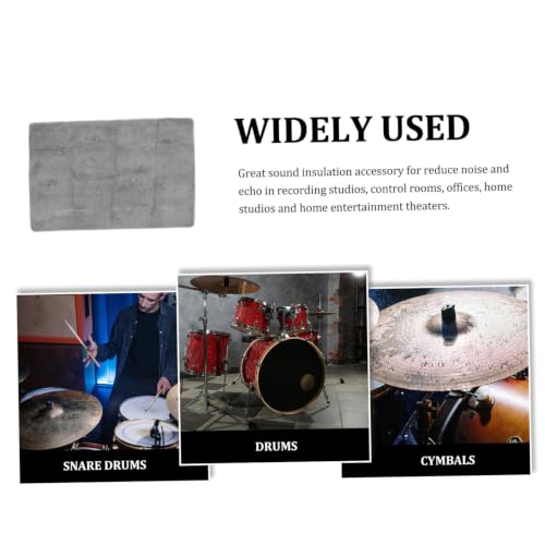 Totority Soundproofing Drum Mat Denso y Más Grueso Manta de Aislamiento Acústico para Atenuación de Paneles Acústicos miniatura 3