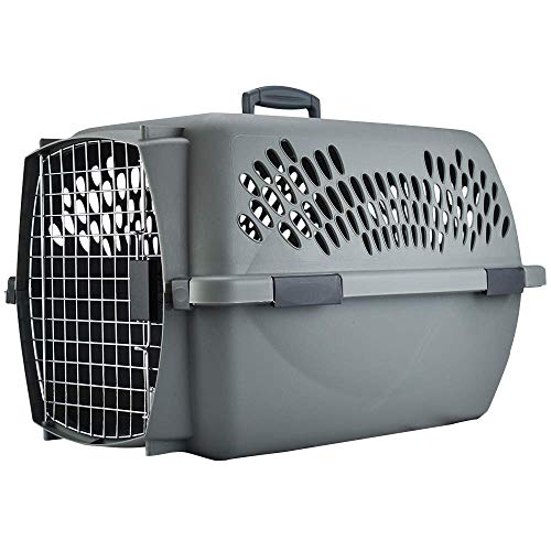 Petmate-Pet-Porter-Dog-Kennel-24-Dark-Gray-Black-for-Pets-15-20lbs-Made-in-USA