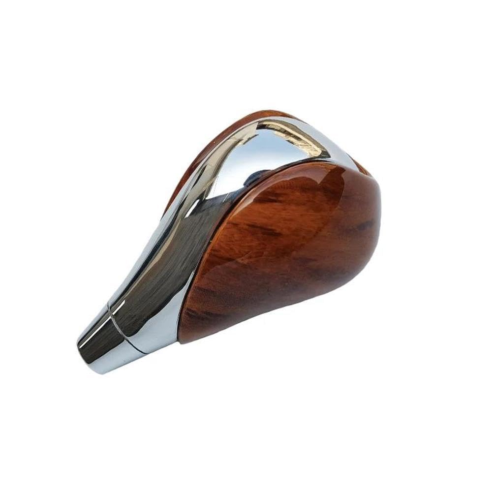Sxqpocar Brown Mahogany Gear Shift Knob For Lexus Es For Is For Rx For Gs For Ls Gear Ball Head Shift Lever Head(Brown)