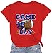 Football Shirts for Women-Game Day Football Season Shining Mama T-Shirt