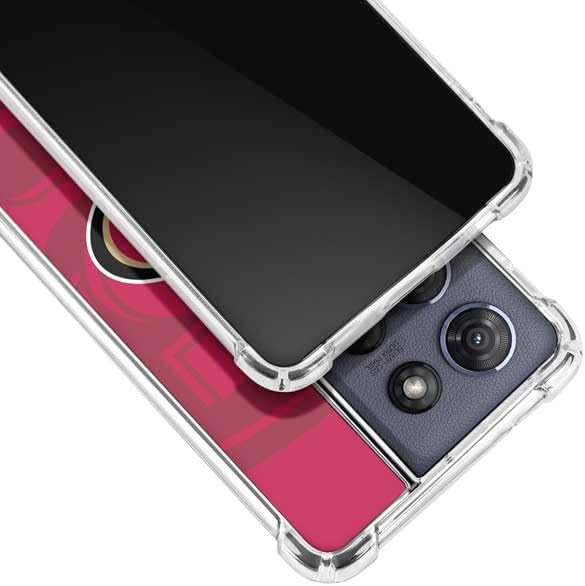 Skinit Clear Phone Case Compatible with Moto G Stylus 5G (2025) - Officially Licensed NFL San Francisco 49ers Double Vision Design
