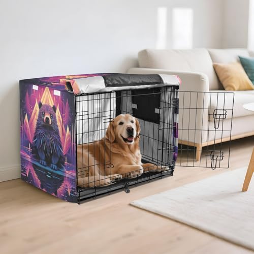 Housse imperméable pour cage chien et chat bâche de protection extérieure résistante - 7
