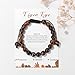 Tiger Eye Bracelet for Men Women 8mm Natural Stone Beaded Bracelet Handmade Adjustable Tiger Eye Crystal Bracelet Tiger Eye Jewelry for Women