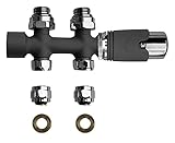 Achtung! Für Kupferrohre mit Ø15mm und bei Kunststoffrohren mit Ø16mm Bitte vorher prüfen! - Thermostatkopf lässt sich sowohl links, als auch rechts montieren - mit Flüssigkeitsfühler (Hydrosensor)