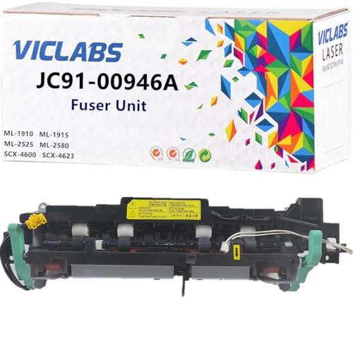 VICLABS JC91-00946A fuser Unit 110V Replacement for Samsung JC91-00946A fuser Unit for use in ML-1910 ML-1915 ML-2525 ML-2580 SCX-4600 SCX-4623 Printers,110V (1- Pack)
