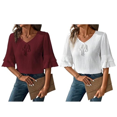 Image of TOPLOT Women's Top | Stylish Shirt Design | Comfortable Western Top| Easy Movement Structure | Trendy Look Styling | Versatile Perfect for Casual & Everyday Fashion (5231)