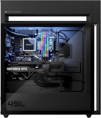 Image of MichaelElectronics2 Customized Desktop, Created Using HP OMEN 45L AI Gaming Desktop PC (Intel Ultra 9-285K, GeForce RTX 5090 32GB GDDR7, 128GB DDR5, 1TB, 2TB, 4TB, 8TB SSD, RGB Fans,3 DP, Win 11 Pro)
