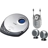 Coby CX-CD1234 Portable CD Player with FM/AM Radio and Mini Speakers (Discontinued by Manufacturer)