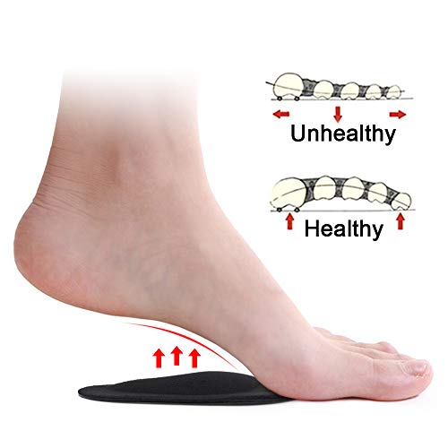 Dr. Foot's Arch Support Insoles For Flat Feet, Plantar Fasciitis, Relieve Pain For Women And Men (Beige+Brown+Black) #TOP4