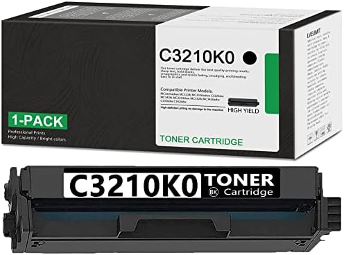 LVE C3210K0 High Yield Toner Cartridge Replacement for Lexmark C3210K0 MC3224i MC3426i MC3326i C3326dw C3426dw C3224dw MC3426adw MC3224dwe MC3224adwe MC3326adwe Printer, 1 Pack Black.