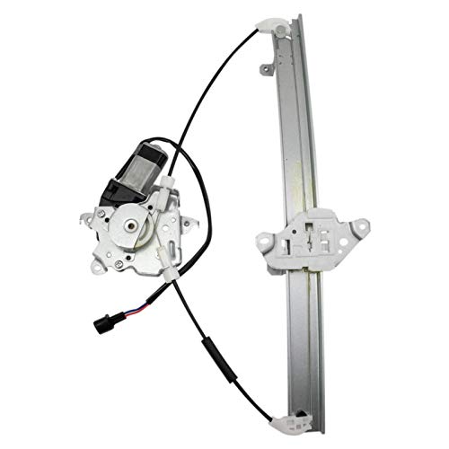 Image of TRQ Front Left Power Window Regulator & Motor Assembly Drivers Side Compatible with 2000-2006 Nissan Sentra NI1350113 NI1350120 NI1350157